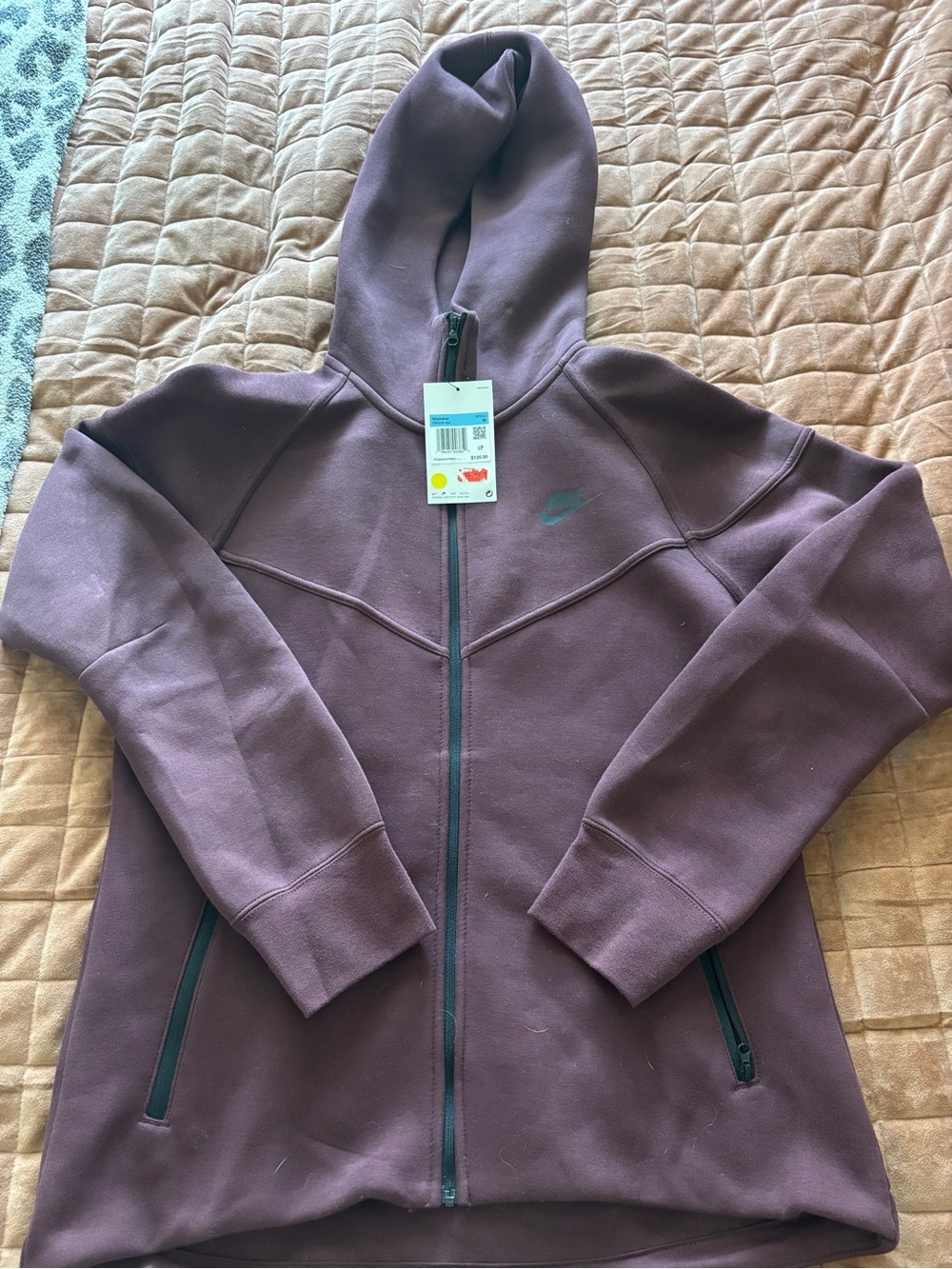 Nike Women’s Hooded Full-Zip Utility Jacket - Plum